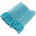 Eyelash Brush 50 PCS Disposable Eyebrow Brush Crystal Rod Mascara Wands Lash Applicator Tool Makeup Brushes Supplies for Eyelash Extensions(light blue)