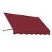 Awntech 5.375 ft Santa Fe Fixed Awning Acrylic Fabric Burgundy