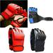 Walbest Tiger Claw Printed Faux Leather Boxing Gloves MMA Boxing Sandbag Fight Combat Training Half Finger Gloves