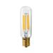 Strak LED 40W Equivalent Clear Filament 2700K T25 Candelabra Base E12 400LM CRI90 Dimmable LED Bulb (6 Pack)