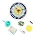 DIY Clock Material Set - Stone Jewelry Easy Installation Entertainment Promote Hand-on Ability Parent-child Interaction - Round Shape Kindergarten Learning Clock Material Set - Kindergarten DIY St