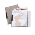 Office DepotÂ® Brand Translucent Front Report Covers With Swing Clip Clear/Smoke Pack Of 3