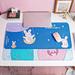 Leather Desk Pad Protector - Cute Cartoon Mouse Pad Office Desk Mat Non-Slip Desk Blotter Laptop Desk Pad Waterproof Desk Writing Pad for Office and Home