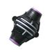 Bcloud Golf Ball Marker Plastic Shell 360-Degree Rotation Aiming Scribing Clip Professional Line Drawing Portable Three Line Marker Golf Ball Alignment Marking Tool Golf Accessories Black and Purple