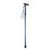 Yabuy Aluminium Alloy Folding Cane Portable Hand Walking Stick Trekking Hiking Sticks Non-slip 4 Section Adjustable Canes with Comfortable Handle