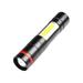 Cglfd LED Lights Rechargeable LED Flashlights High Light: 250000 Light Super Bright Flashlight 5 Modes With Work Light IPX6 Waterproof Powerful Handheld Flash Light Black