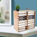 18 Grids Paper Tray Organizer Wood Desktop File Organizer for Home Office School