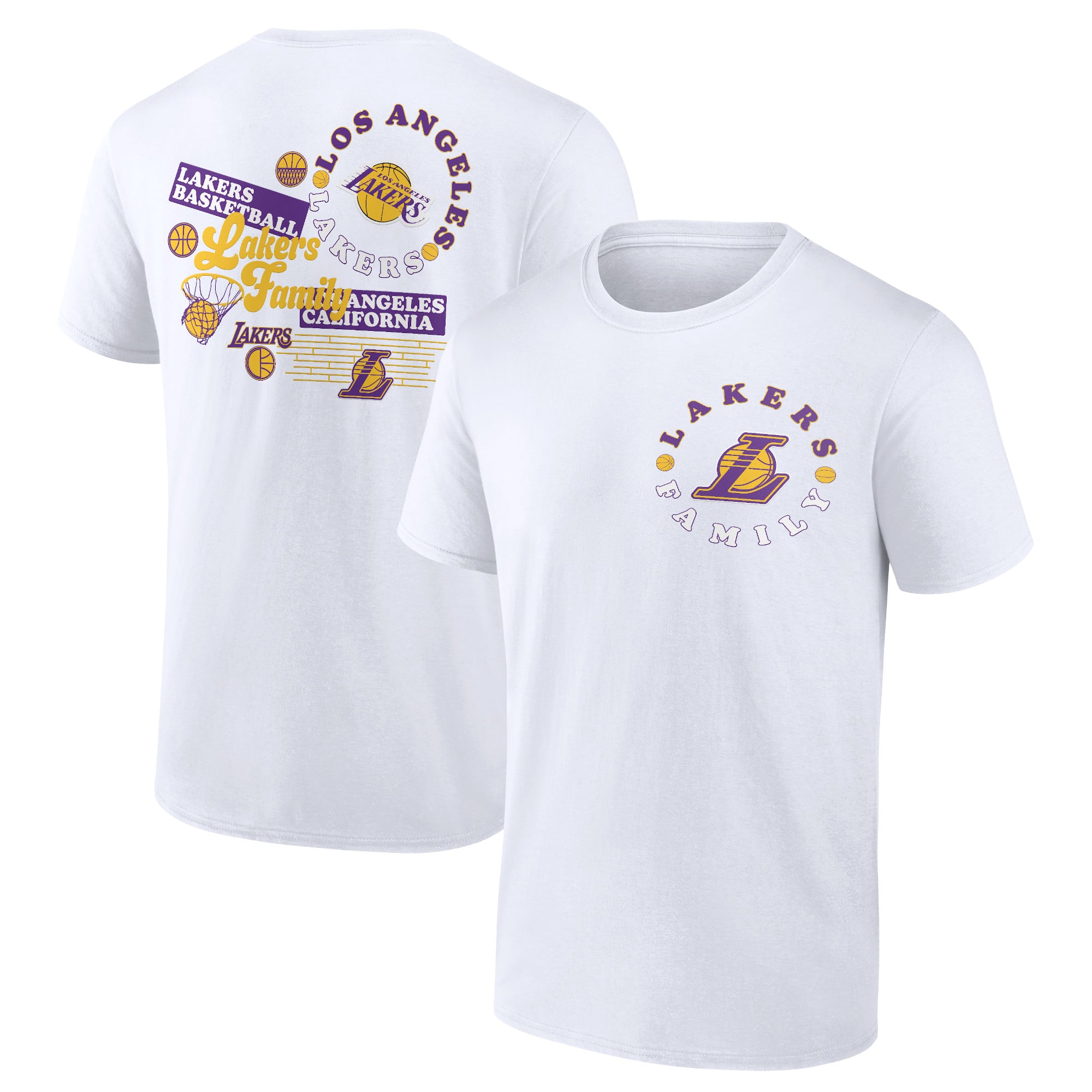 T-shirt graphique Los Angeles Lakers Street Collective - Hommes - Homme Taille: XS