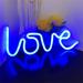 Love Neon Sign Neon Signs For Bedroom Decor Love Led Neon Light Birthday Gifts For Teen Girls Room Decoration Night Light