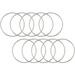 10 Pack 4 Inch Silver Catcher Metal Rings Floral Hoops Wreath Macrame Creations Ring for Crafts DIY