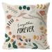 iOPQO Pillow Case Floral family cushion family pillowcase h ug pillowcase Cushion Home Pillowcase Pillowcase D D