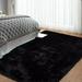 Yesfashion Large Shag Rug 9 x 12 Fluffy Area Rug Modern Indoor Shaggy Carpet Plush Fluffy Rugs for Bedroom Living Room Nursery Room Black