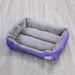 Gespout Dog Warm Pad Cat Bed Dog Bed Dog Sofa Bed Dog Mat Pet Bed Purple S