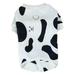 Duixinghas Pet Onesies for Dogs Pet Dog Pajamas Cute Printed Jumpsuit Cross-dressing Cow Outfit Indoor Outdoor Fashion Pet Four-legged for Small for Outdoor