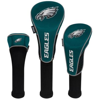 WinCraft Philadelphia Eagles Three-Pack Golf Club Headcover Set