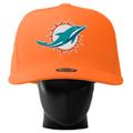Unisex Noggin Boss Orange Miami Dolphins Oversized Hat