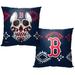 The Northwest Group Boston Red Sox 16" x Candy Skull Printed Throw Pillow