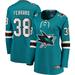 Women's Fanatics Branded Mario Ferraro Teal San Jose Sharks Home Breakaway Player Jersey