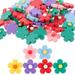 50Pcs Resin Flower Charms Phone Case Charms Crafting Charms Hairpins Flower Charms for Craft DIY