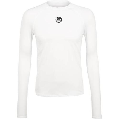 SKINS Herren Shirt Kompressionsshirt S1 Long Sleeve, Größe XXL in Weiß