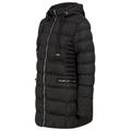 Coats / Jackets Shania Longline Quilted Puffer Coat with Hood in Black / 8 - Tokyo Laundry