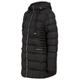 Coats / Jackets Shania Longline Quilted Puffer Coat with Hood in Black / 8 - Tokyo Laundry