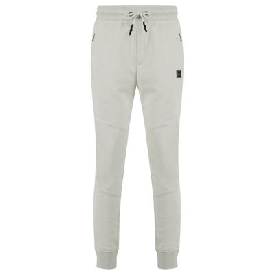 Sweatpants Invective Brushback Fleece Cuffed Zip Pocket Joggers in Light Grey / XXL - Tokyo Laundry