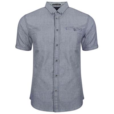 Shirts Hewitt Short Sleeve Cotton Shirt in Blue / S - Tokyo Laundry