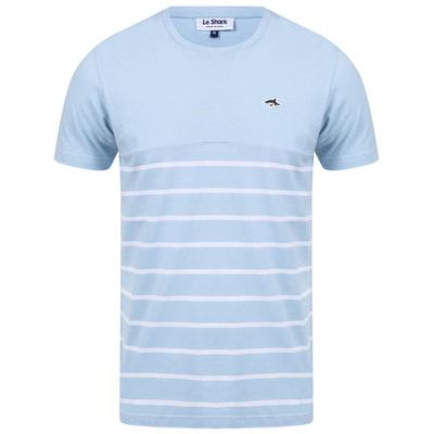 T-Shirts Minting Cotton Jersey Striped T-Shirt In Angel Falls Blue - Le Shark / S - Tokyo Laundry