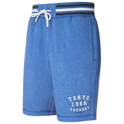 Jogger Shorts Prog Motif Brushback Fleece Grindle Jogger Shorts in Light Blue - / S - Tokyo Laundry
