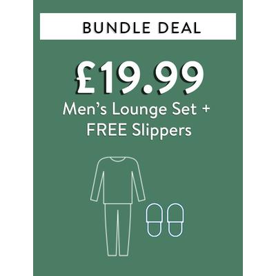 Custom Bundle Bundle Deal - Lounge Set + FREE Slippers for £19.99* - Tokyo Laundry