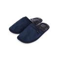 Slippers Tundra Faux-Suede Mule Slippers with Faux Fur Lining in Sky Captain Navy / 11-12 (45-46) - Tokyo Laundry