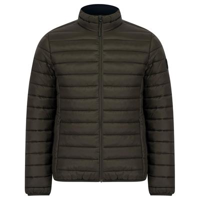 Coats / Jackets Nayati Funnel Neck Quilted Puffer Jacket in Khaki / XXL - Tokyo Laundry