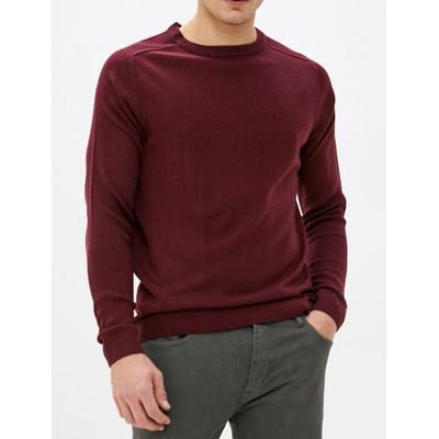 Jumpers Striker Crew Neck Knitted Jumper in Zinfandel - Kensington Eastside / XL - Tokyo Laundry