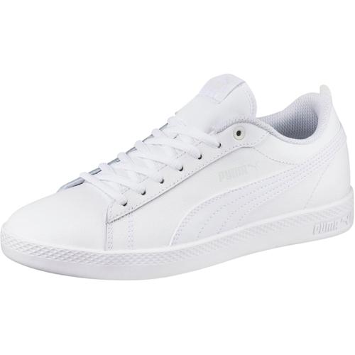 „Sneaker PUMA „“SMASH WNS V2 L““ Gr. 40, weiß (puma white, puma white) Schuhe Sneaker“