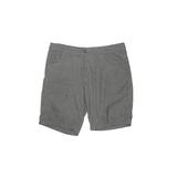 Quiksilver Shorts: Gray Mid-Length Bottoms - Women's Size 32 - Dark Wash