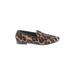 Banana Republic Flats: Tan Leopard Print Shoes - Women's Size 7 1/2 - Almond Toe