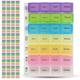48pcs Bulk Large Pill Boxes 7 Day 4 Times a Day | Weekly Pill Box Tablet Organiser | Tablet Box Pill Organiser 7 Day 4 Times | Daily Pill Box Organiser 7 Day | Storage Box