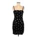 Shein Casual Dress - Mini Square Sleeveless: Black Dresses - Women's Size Medium