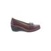 Monica by Monica Mahoney Wedges: Burgundy Shoes - Women's Size 38