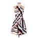 Vince Camuto Casual Dress - Fit & Flare Halter Sleeveless: Pink Dresses - Women's Size 2