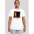 T-Shirt F4NT4STIC "David Bowie Photo Angle 90s" Gr. M, weiß Herren Shirts T-Shirts