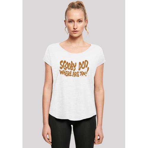 „T-Shirt F4NT4STIC „“Scooby Doo Where Are You Spooky““ Gr. S, weiß Damen Shirts Jersey Print“