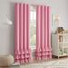 Eclipse Polyester Blackout Curtain Panel Metal in Pink | 84 H x 40 W in | Wayfair 28628204215