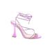 Schutz Heels: Pink Solid Shoes - Women's Size 7 - Open Toe