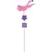 The Holiday Aisle® Thedford Flamingo Yoga Garden Stake Metal | 22.25 H x 9.25 W x 0.5 D in | Wayfair 6CC0C9960ACA4ED7A66CF3D7B80B147A