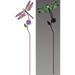 The Holiday Aisle® Nancy Glowing Dragonfly Garden Stake Metal | 24 H x 8 W x 0.5 D in | Wayfair 186E3F3256AD4E6BA656D030503C97F0