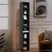 Ebern Designs 70.88" H x 11.62" W Standard Bookcase Wood in Black | 70.88 H x 11.62 W x 9.26 D in | Wayfair 68DD09E2D3484CED8B5C8B6F9C445175