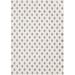 White 91 x 63 x 1.28 in Area Rug - Orren Ellis Rectangle Jescie Area Rug, Polypropylene | 91 H x 63 W x 1.28 D in | Wayfair