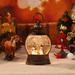 The Holiday Aisle® Christmas Decorations, Christmas Lantern Snow Globe, Musical Snow Globe Water Lantern w/ Music & Santa Claus | Wayfair